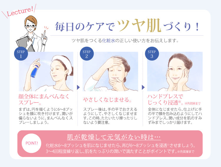 【ドクターリセラ】(化粧水/さっぱりタイプ)ピュアモイスチャーウォーター 150mL