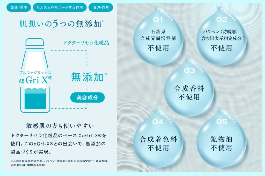 【ドクターリセラ】(化粧水/さっぱりタイプ)ピュアモイスチャーウォーター 150mL